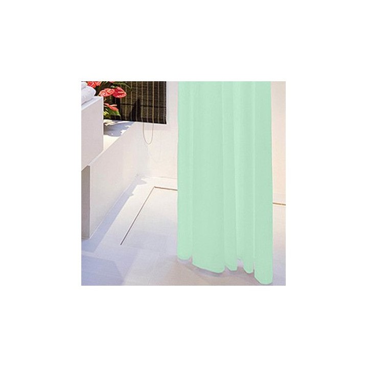 CORTINA DE BAÑO 140X180 VERDE HBS