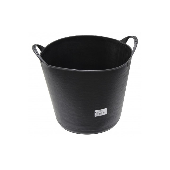 CUBETA REDONDA FLEXIBLE 22 LITROS NEGRO MADER