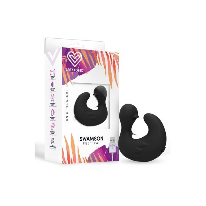 DEDAL ESTIMULADOR PATITO FESTIVAL SWANSON NEGRO USB
