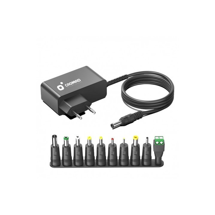 CARGADOR UNIVERSAL AUTOMÁTICO 24W | 11 PUNTAS CROMAD