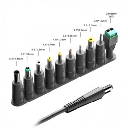 CARGADOR UNIVERSAL AUTOMÁTICO 24W | 11 PUNTAS CROMAD