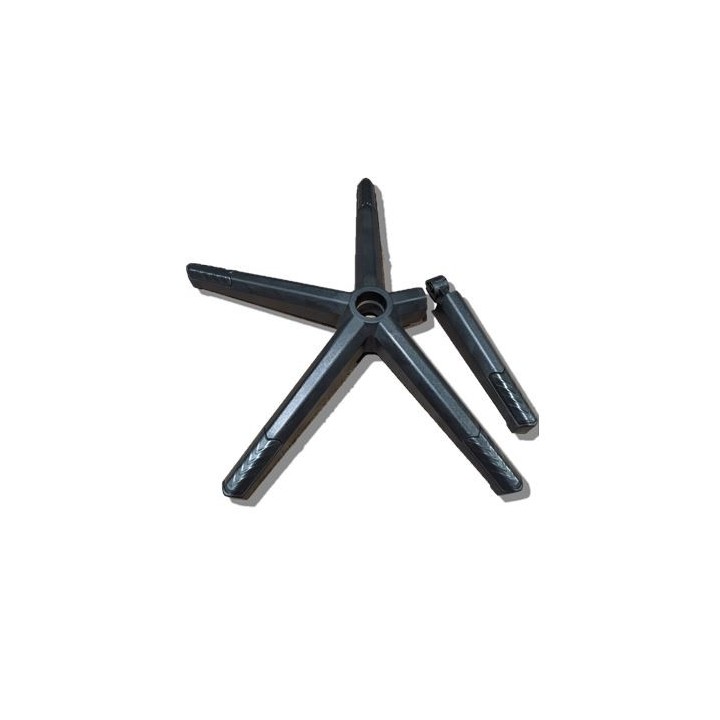 BASE RUEDAS NEGRA PARA SILLAS CR1163, CR1161, CR1164, CR1165 CROMAD