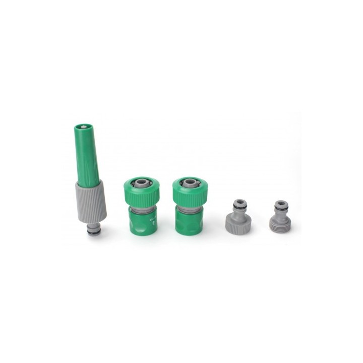 SET 5 ACOPLES PARA MANGUERA 3/4 MADER