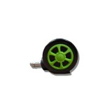 JUEGO DE 5 RUEDAS PRO VERDES PARA SILLA CR1143 CROMAD