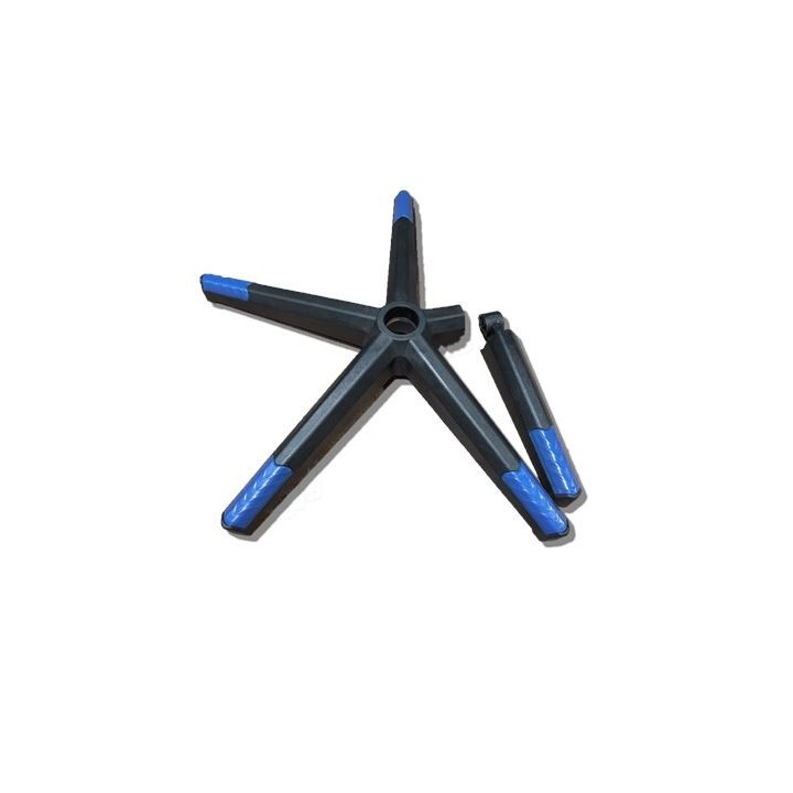 BASE RUEDAS AZUL PARA SILLAS CR1144, CR1141 CROMAD