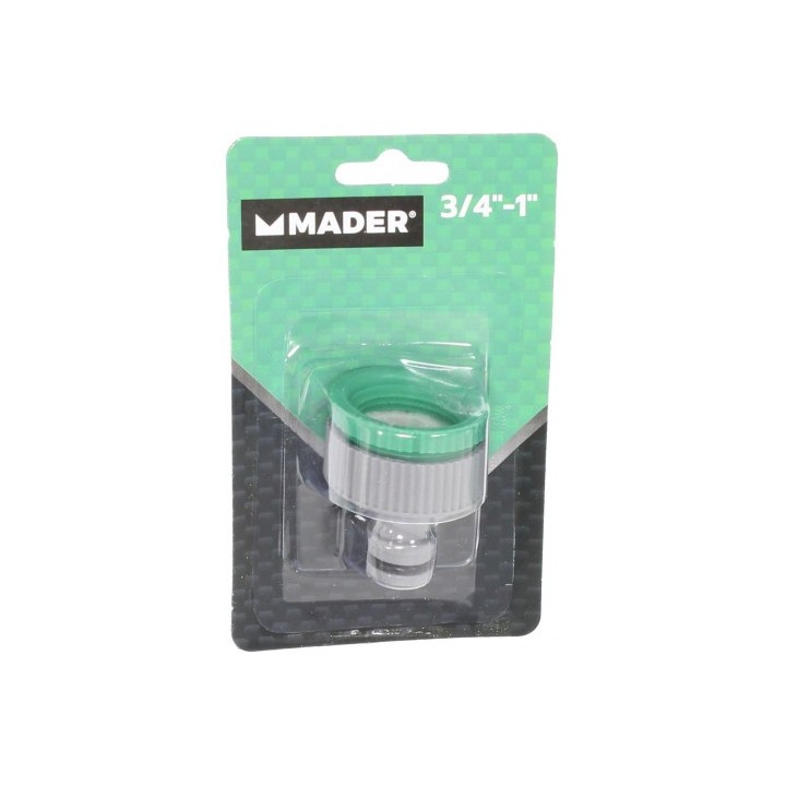 CONECTOR PARA GRIFO HEMBRA 3/4-1" MADER