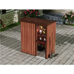 CASETA DE METAL | PUERTAS CORREDERAS 91X151X182CM (1.37M2) EFECTO MADERA SG