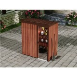 CASETA DE METAL | PUERTAS CORREDERAS 91X151X182CM (1.37M2) EFECTO MADERA SG
