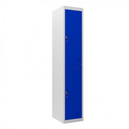TAQUILLA METÁLICA 2 PUERTAS 1800X300X500MM AZUL CROMAD