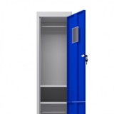 TAQUILLA METÁLICA 2 PUERTAS 1800X300X500MM AZUL CROMAD