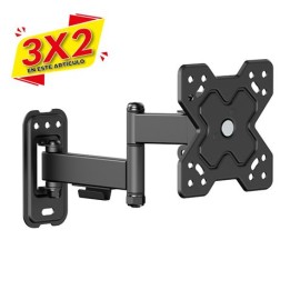 SOPORTE CON BRAZO TV 13"-32" DOBLE EXTENSION CROMAD (3 X 2)