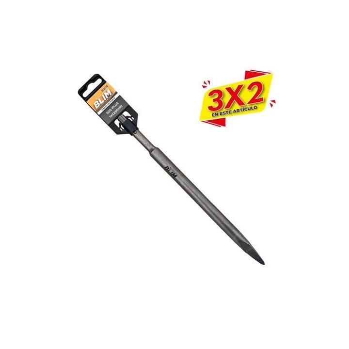 CINCEL DE PUNTA SDS-PLUS 14X250mm. BLIM (3 X 2)