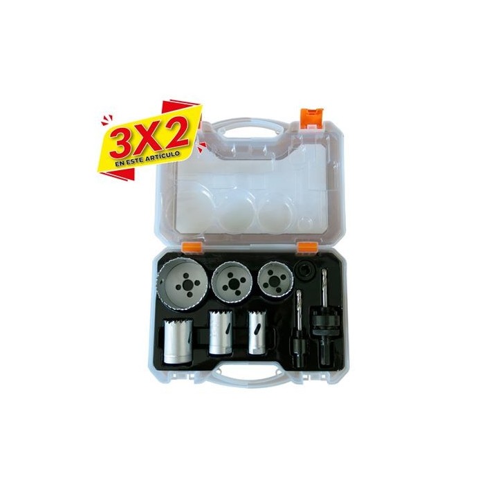 JUEGO 8 PCS CORONAS BI-METAL BLIM (3 X 2)