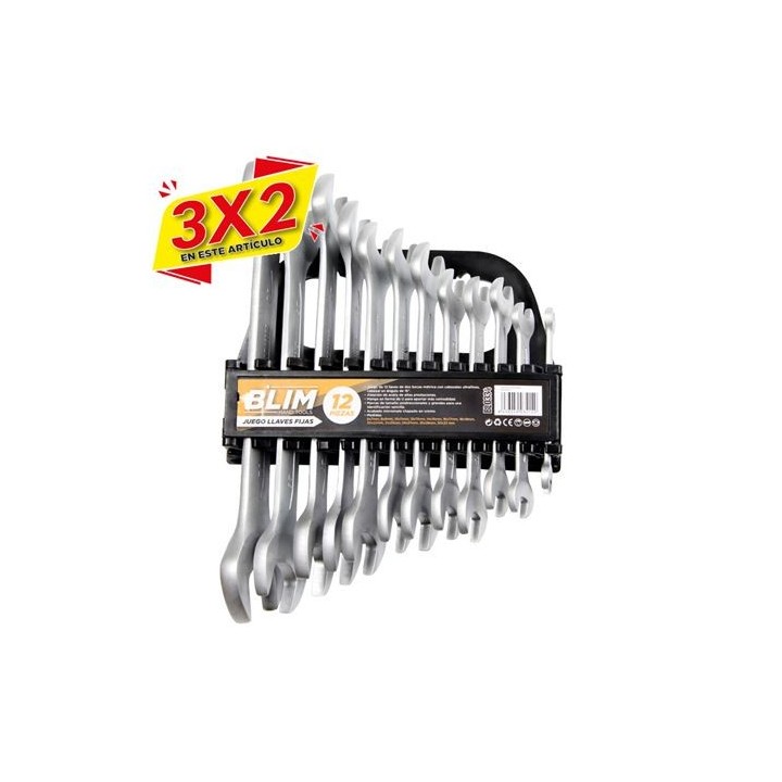 JUEGO LLAVES FIJAS 12 PCS BLIM (3 X 2)