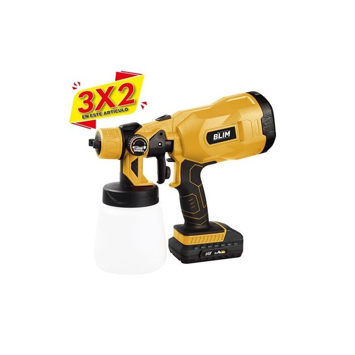 PISTOLA DE PINTAR 20V | BATERIA 2AH BLIM (3 X 2)