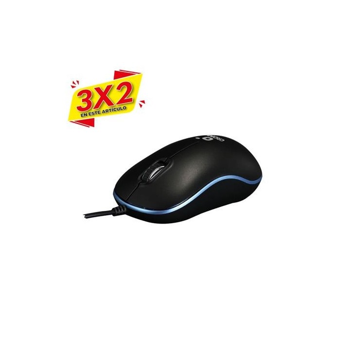 RATON X51 USB 2.0 NEGRO/AZUL CROMAD (3 X 2)