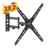 SOPORTE CON BRAZO TV 13"-55" DOBLE EXTENSION CROMAD (3 X 2)