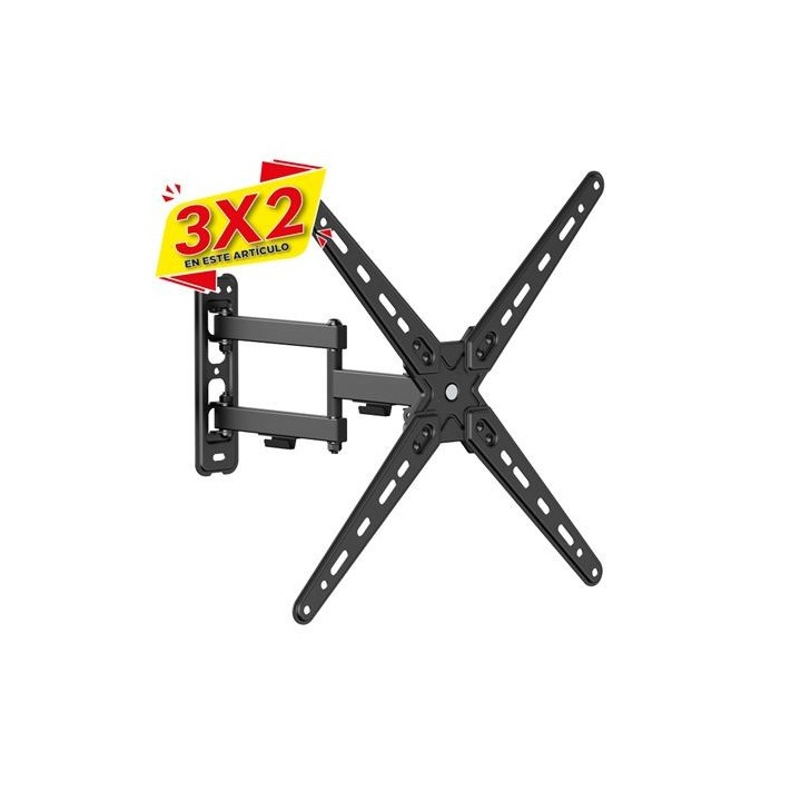 SOPORTE CON BRAZO TV 13"-55" DOBLE EXTENSION CROMAD (3 X 2)