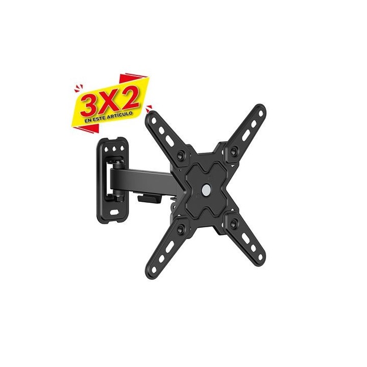 SOPORTE CON BRAZO TV 13"-43" UNA EXTENSION CROMAD (3 X 2)