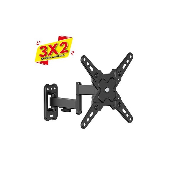 SOPORTE CON BRAZO TV 13"-43" DOBLE EXTENSION CROMAD (3 X 2)