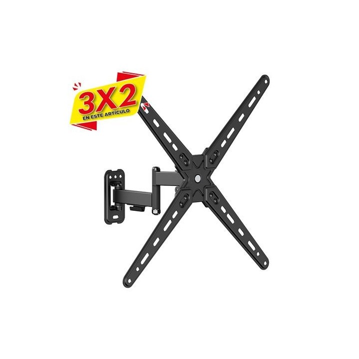 SOPORTE CON BRAZO TV 13"-55" DOBLE EXTENSION CROMAD (3 X 2)