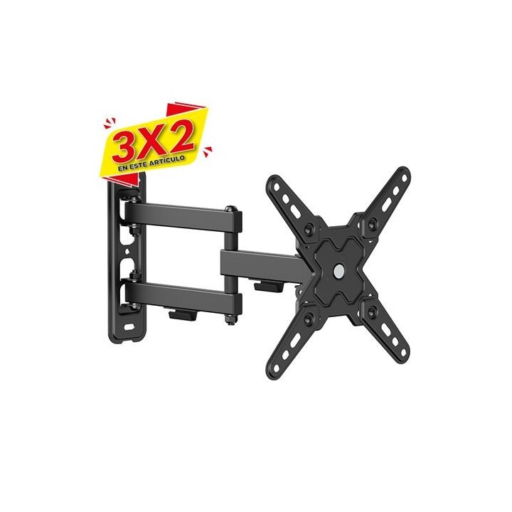 SOPORTE CON BRAZO TV 13"-43" DOBLE EXTENSION CROMAD (3 X 2)
