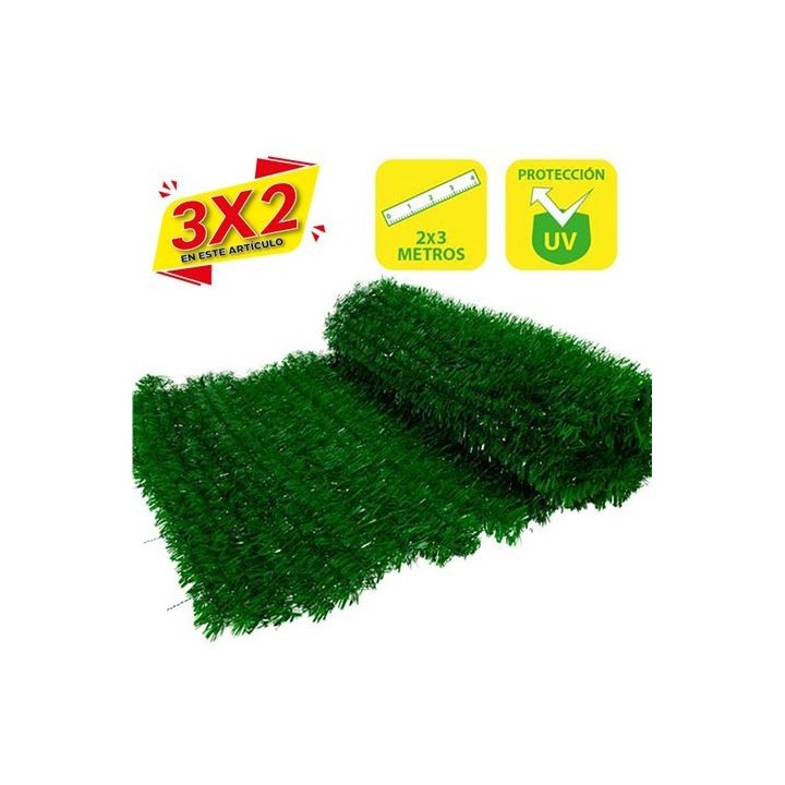 SETO ARTIFICIAL VERDE 2X3 METROS SUNGARDEN (3 X 2)