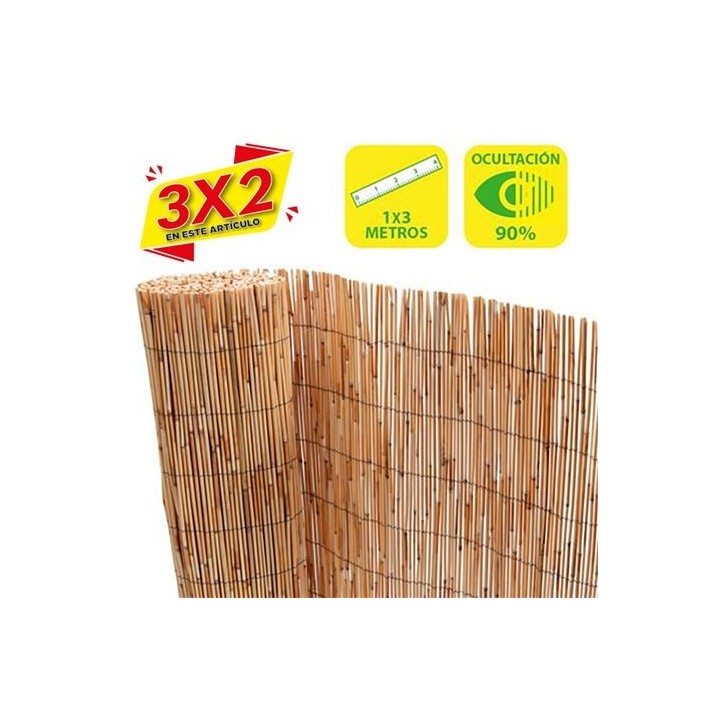 CAÑIZO NATURAL ENTERO 1X3 METROS SUNGARDEN (3 X 2)
