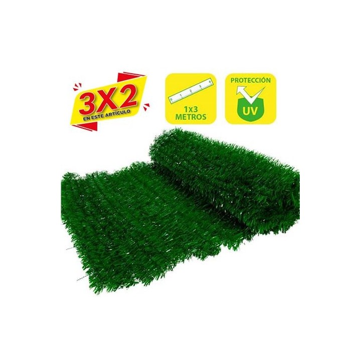 SETO ARTIFICIAL VERDE 1X3 METROS SUNGARDEN (3 X 2)