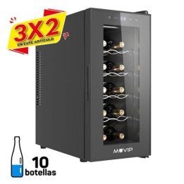 VINOTECA 10 BOTELLAS 65W 56CM MUVIP (3 X 2)