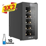 VINOTECA 10 BOTELLAS 65W 56CM MUVIP (3 X 2)