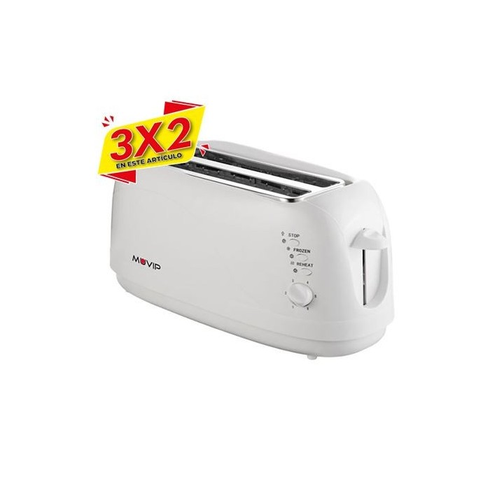 TOSTADORA DE PAN 1300W 4 REBANADAS MUVIP (3 X 2)