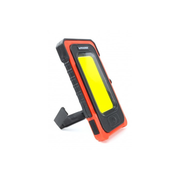 LINTERNA LED RECARGABLE SOLAR CON POWERBANK MADER