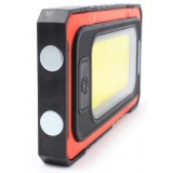 LINTERNA LED RECARGABLE SOLAR CON POWERBANK MADER
