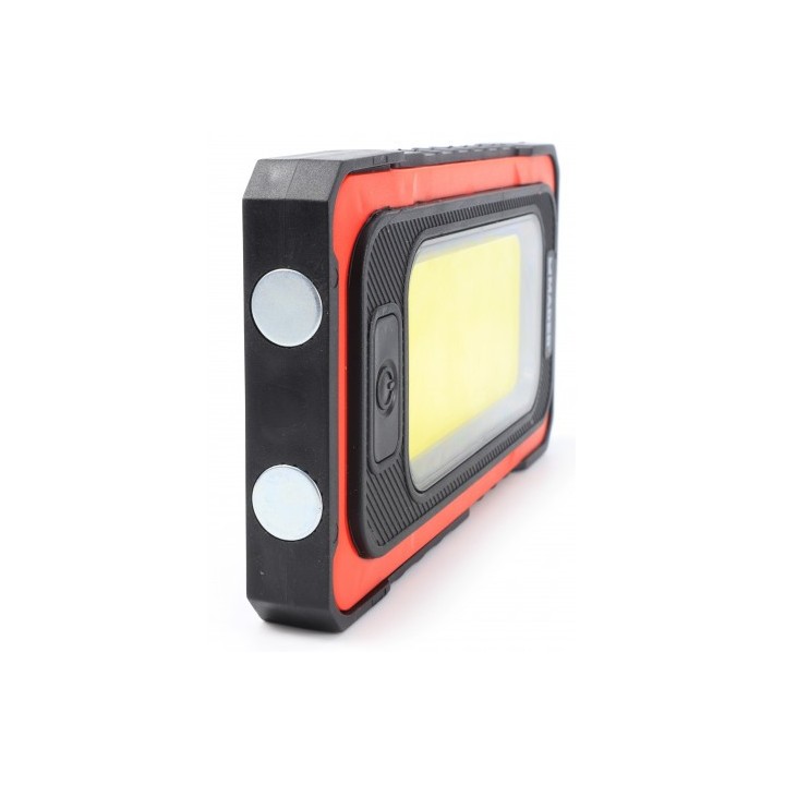 LINTERNA LED RECARGABLE SOLAR CON POWERBANK MADER