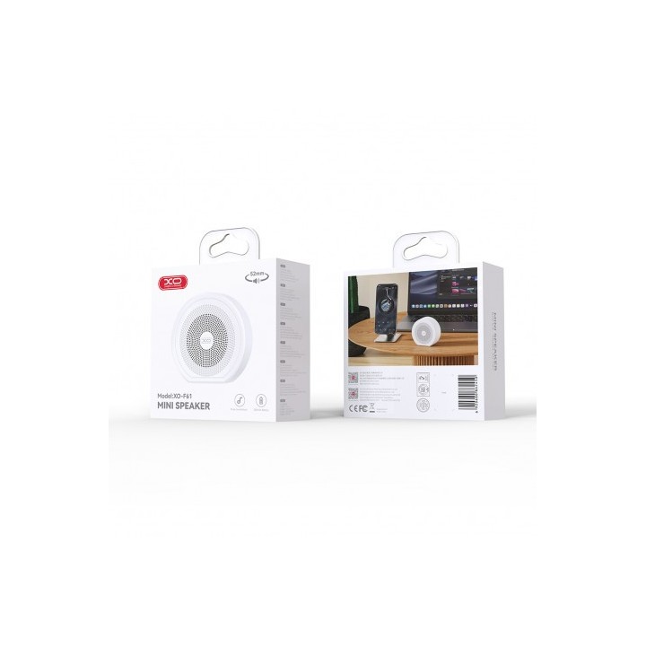 ALTAVOZ BLUETOOH SOBREMESA 3W BLANCO F61 XO
