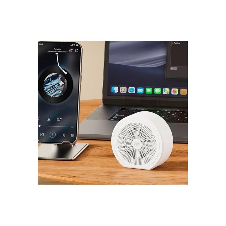ALTAVOZ BLUETOOH SOBREMESA 3W BLANCO F61 XO