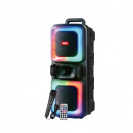 ALTAVOZ KARAOKE RGB 20W CON MICROFONO F55 XO