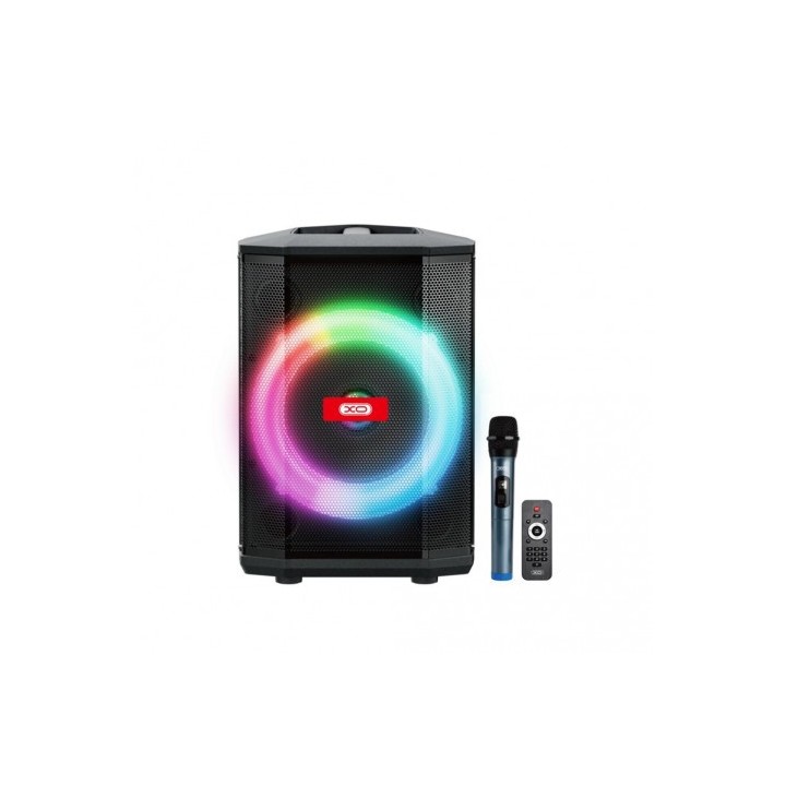 ALTAVOZ KARAOKE RGB 40W CON MICROFONO INALAMBRICO F53 XO