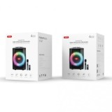 ALTAVOZ KARAOKE RGB 40W CON MICROFONO INALAMBRICO F53 XO