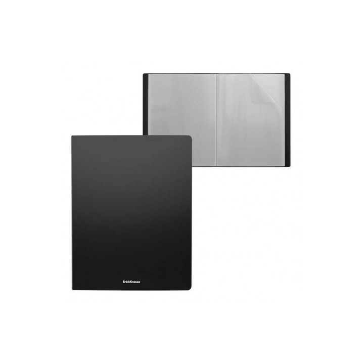 CARPETA DE 20 FUNDAS INTERIORES A4 NEGRO ERICHKRAUSE