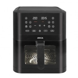 FREIDORA DE AIRE DIGITAL 8 LITROS NEGRA CON VENTANA JOCCA