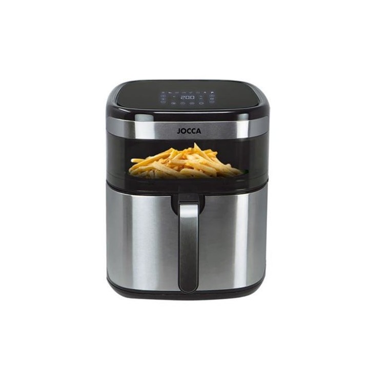 FREIDORA DE AIRE 10 LITROS INOX CON VENTANA JOCCA
