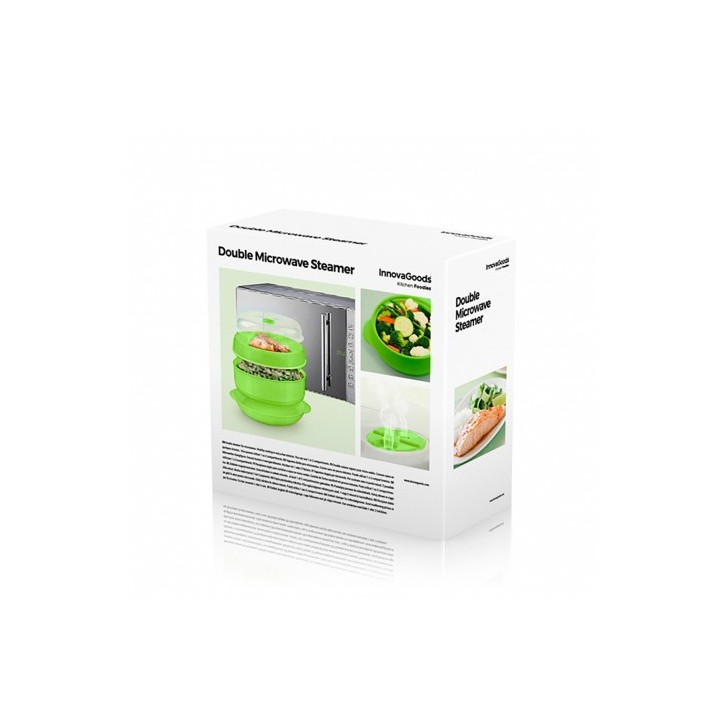 VAPORERA DOBLE PARA MICROONDAS INNOVAGOODS