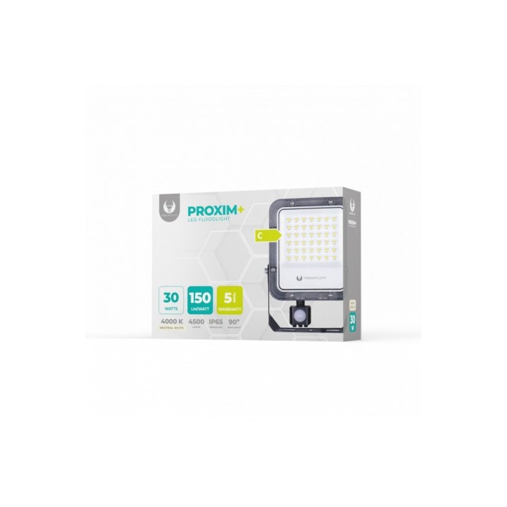 FOCO LED CON SENSOR PROXIM+ 30W | 4000K FOREVER