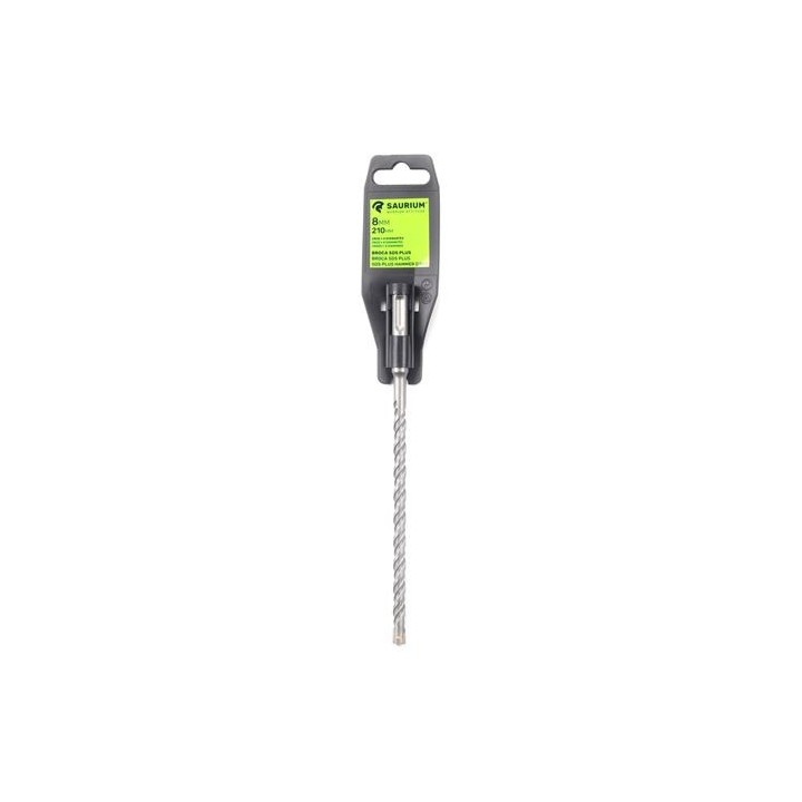 BROCA SDS PLUS, CRUZ PARA HORMIGON 8X210mm. SAURIUM