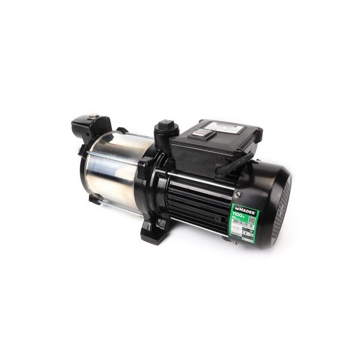 BOMBA ELÉCTRICA MULTICELULAR 1100W 90 L/MIN MADER