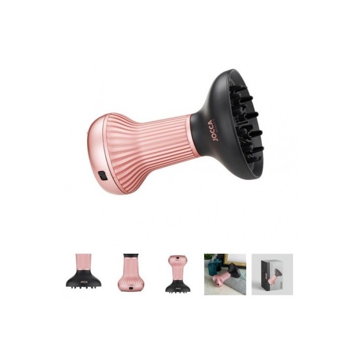 SECADOR DE PELO 800W CON DIFUSOR ESPECIAL RIZOS JOCCA