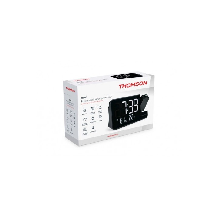 RADIO RELOJ DESPERTADOR CON PROYECCION CP100T THOMSON