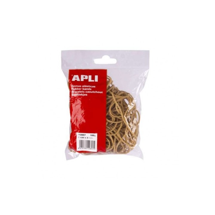 GOMAS ELASTICAS - 120X2 - BOLSA DE 100 GR - APLI